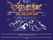 Tablet Screenshot of capalex.com